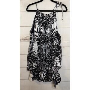 BCBG NWT M Dress Grey Black Sleeveless Party Night‎ Out Formal Chic